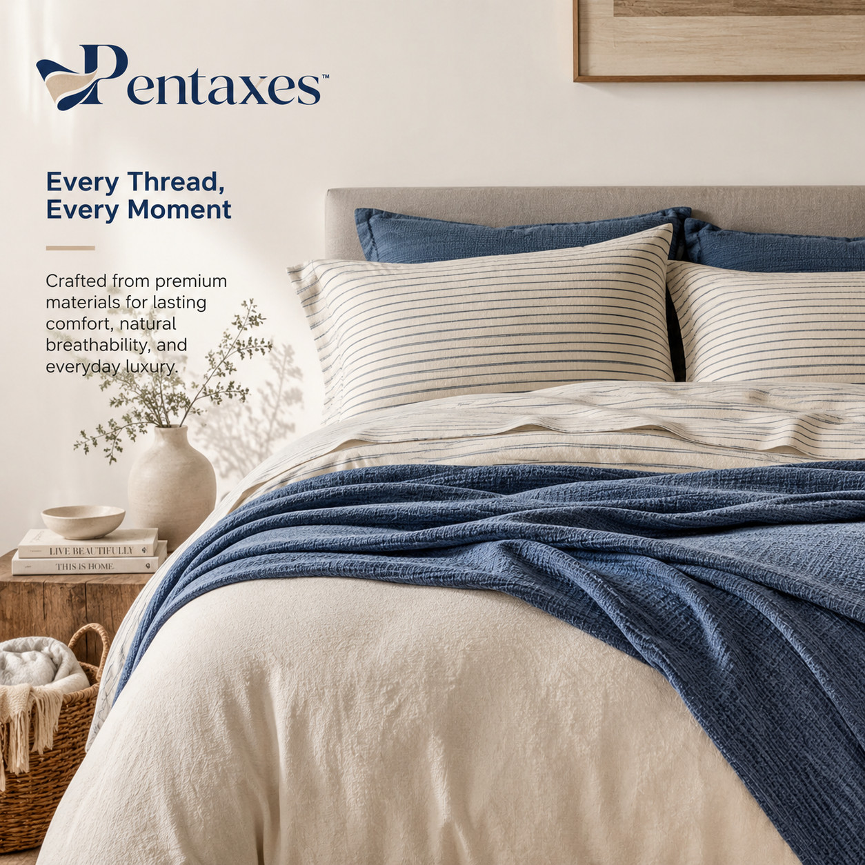 Pentaxes™ Coastal Comfort Textured Bedding Set