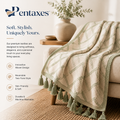 Pentaxes™ DualTone Heritage Knit Throw Blanket