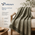 Pentaxes™ Artisan Loom Textured Throw Blanket