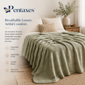 Pentaxes™ WaveLuxe 3D Textured Coverlet Set